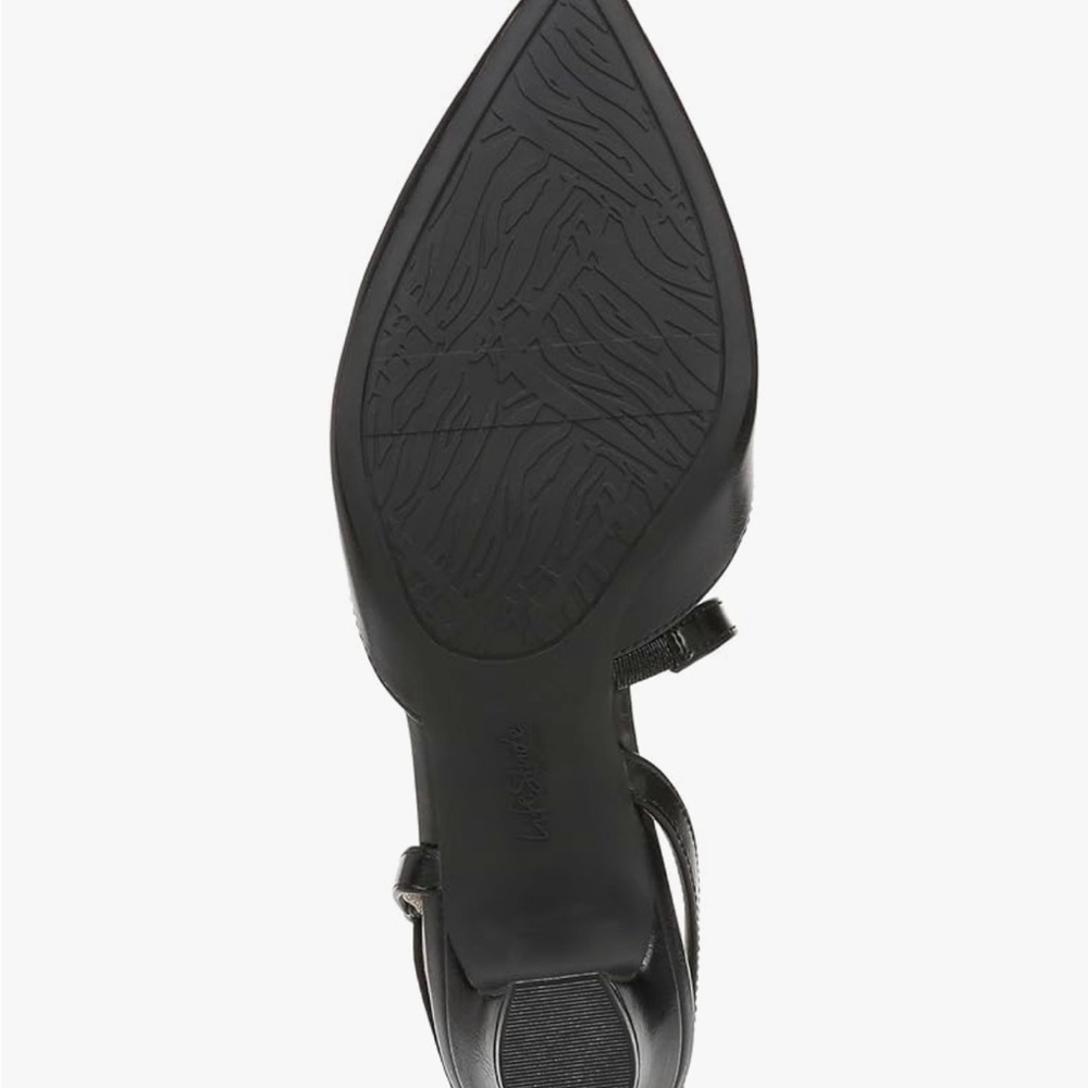 Life Stride Black Slingback Heels - Picture 3 of 5